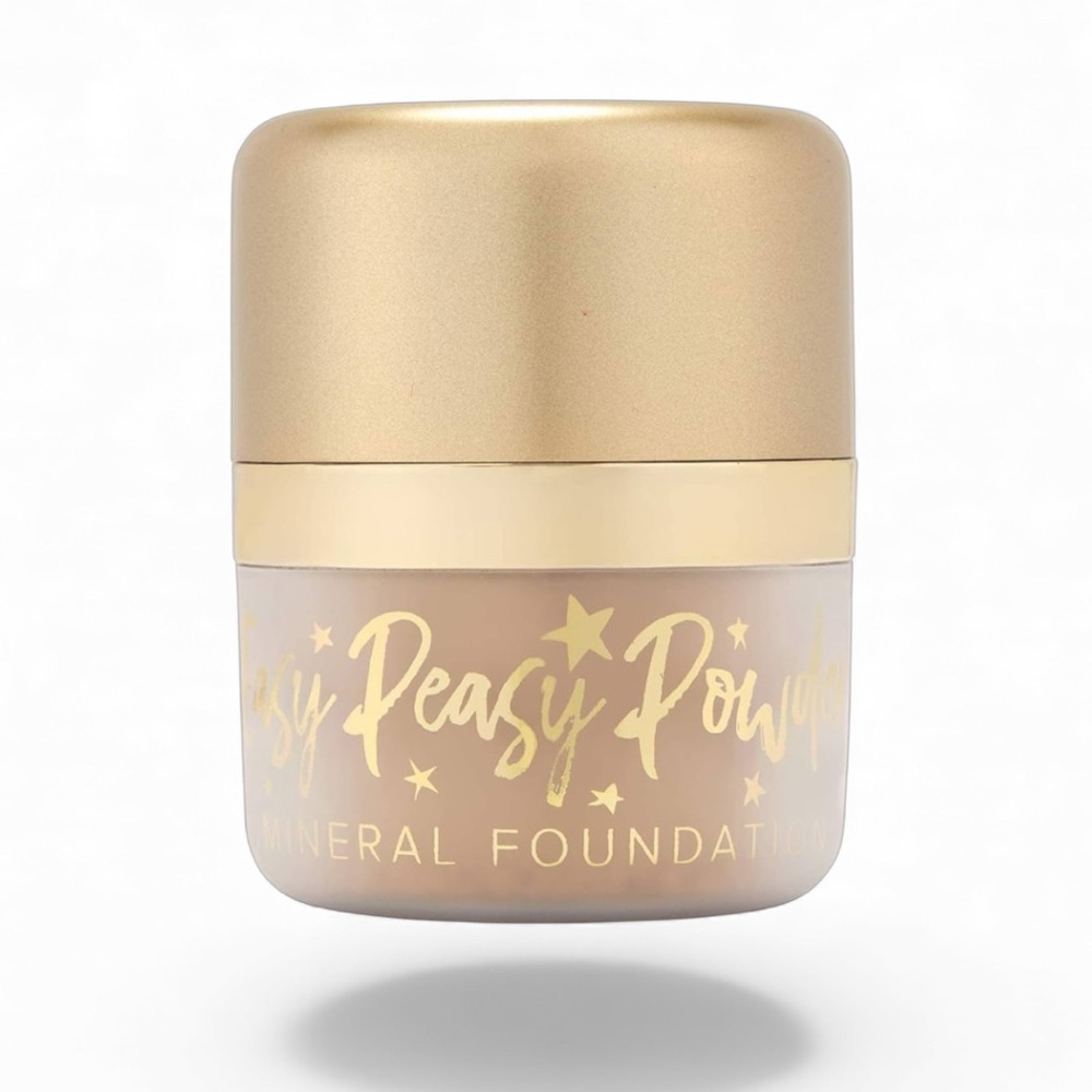 Belle Beauty•Easy Peasy Powder• Mineral Foundation, TAN 0.32oz.